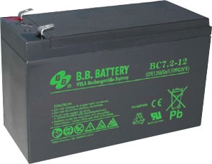 Аккумулятор для ИБП B.B. Battery BC7.2-12 (12В/7 А·ч) - фото