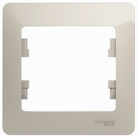 Рамка Schneider Electric Glossa GSL000901 - фото