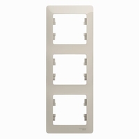 Рамка Schneider Electric Glossa GSL000903 - фото