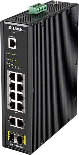Коммутатор D-Link DIS-200G-12PS/A1A - фото