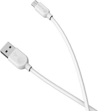 Кабель Borofone BX14 microUSB 1 м (белый) - фото