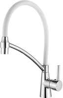 Смеситель Ledeme L4399-3 (хром/белый) - фото