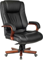 Кресло Бюрократ T-9925WALNUT (черный) - фото