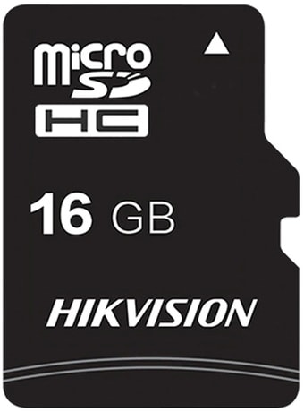 Карта памяти Hikvision microSDHC HS-TF-C1/16G 16GB - фото