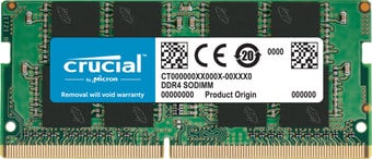 Оперативная память Crucial 8GB DDR4 SODIMM PC4-25600 CT8G4SFS832A - фото