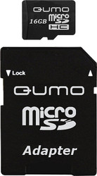 Карта памяти QUMO microSDHC (Class 4) 4GB (QM4GMICSDHC4) - фото