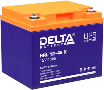 Аккумулятор для ИБП Delta HRL 12-45 X (12В/45 А·ч) - фото