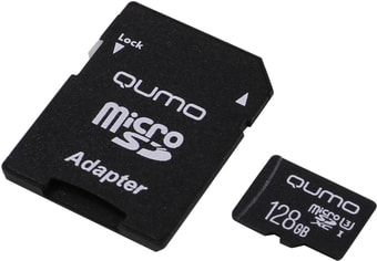 Карта памяти QUMO microSDXC QM128GMICSDXC10U3 128GB - фото