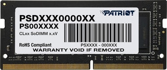 Оперативная память Patriot Signature Line 16GB DDR4 SODIMM PC4-25600 PSD416G320081S - фото