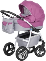 Универсальная коляска Riko Angelo (2 в 1, 02 розовый) - фото