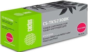 Картридж CACTUS CS-TK5230BK (аналог Kyocera TK5230BK) - фото