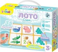 Развивающая игра Десятое королевство 10KOR Plastic Лото Счет 04005 - фото