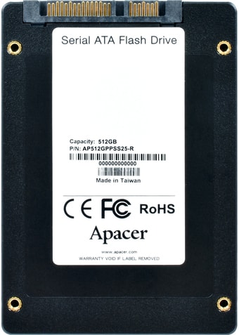 SSD Apacer PPSS25 512GB AP512GPPSS25-R - фото