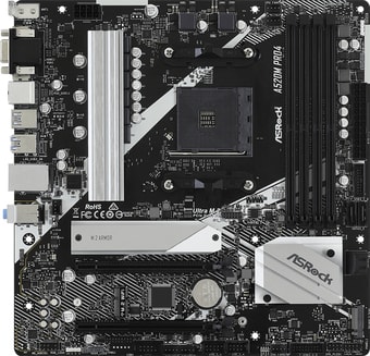 Материнская плата ASRock A520M Pro4 - фото