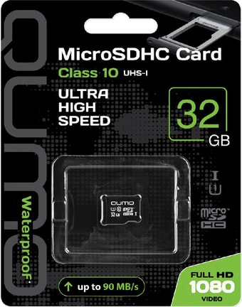 Карта памяти QUMO microSDHC QM32GMICSDHC10U1NA 32GB - фото