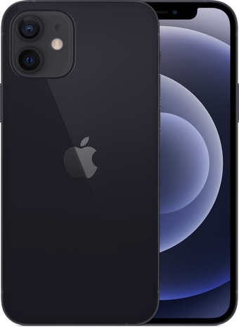 Смартфон Apple iPhone 12 128GB (черный) - фото