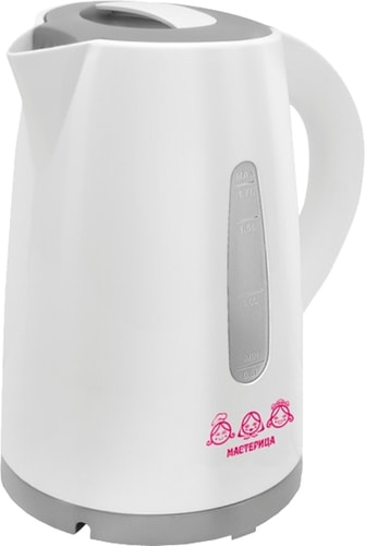 Электрочайник Мастерица EK-1701M (белый/серый) - фото