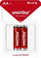 Батарейки SmartBuy Ultra Alkaline AA 2 шт. SBBA-2A02B - фото