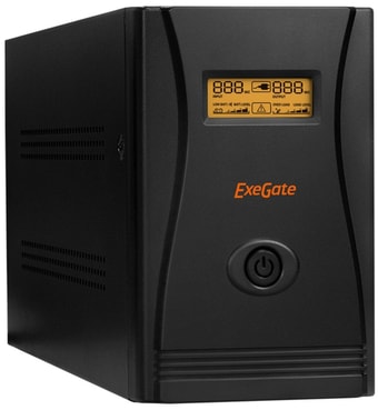 Источник бесперебойного питания ExeGate LLB-2200.LCD.AVR.EURO.RJ.USB EP285531RUS - фото