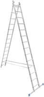 Лестница-стремянка Dinko LS214 (2x14 ступеней) - фото