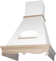 Кухонная вытяжка Elikor Бельведер 60П-650-П3Д (бежевый/дуб неокрашенный) - фото