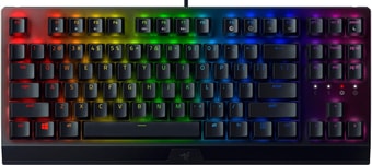 Клавиатура Razer BlackWidow V3 Tenkeyless Green Switch - фото