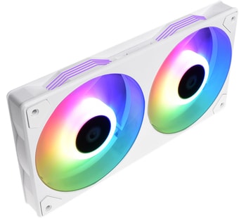 Набор вентиляторов ID-Cooling IceFan 240 ARGB Snow - фото