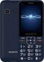 Мобильный телефон Maxvi P3 (синий) - фото