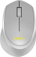 Мышь Logitech M330 Silent Plus (серый/желтый) - фото