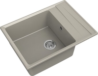 Кухонная мойка GranFest GF-LV-660L (топаз) - фото