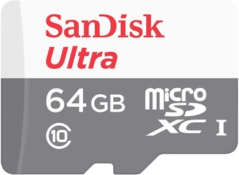 Карта памяти SanDisk Ultra SDSQUNR-064G-GN3MN microSDXC 64GB - фото