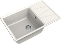 Кухонная мойка GranFest GF-V-780L (белый) - фото