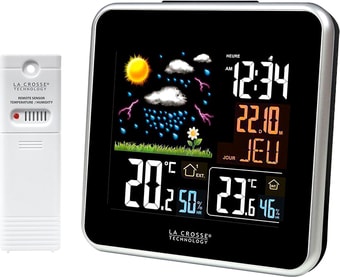 Метеостанция La Crosse WS6821 (черный) - фото