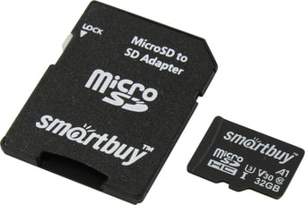 Карта памяти Smart Buy microSDHC SB32GBSDU1A-AD 32GB - фото