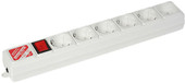 Сетевой фильтр Power Cube 6 розеток, серый, 5 м (SPG(5+1)-B-15) - фото