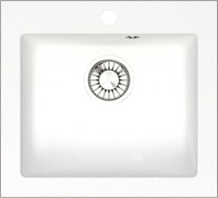 Кухонная мойка Berge BR-4803 (белый матовый) - фото