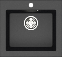 Кухонная мойка Berge BR-4803 (черный матовый) - фото