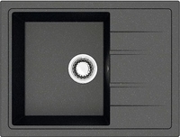 Кухонная мойка Berge BR-5850 (черный матовый) - фото