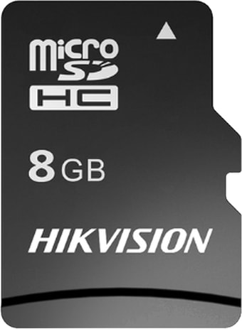 Карта памяти Hikvision microSDHC HS-TF-C1(STD)/8G/Adapter 8GB (с адаптером) - фото