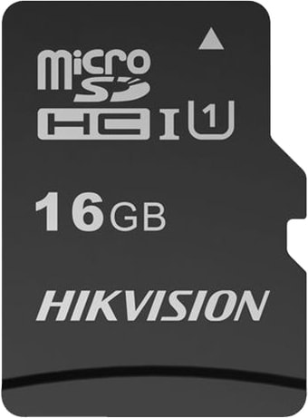 Карта памяти Hikvision microSDHC HS-TF-C1(STD)/16G/Adapter 16GB - фото
