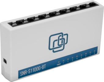 Коммутатор SNR SNR-S1100G-8T - фото