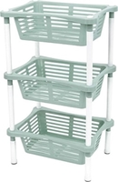 Berossi Этажерка Krita 3-секционная AC 59875000 (серая мистерия) - фото