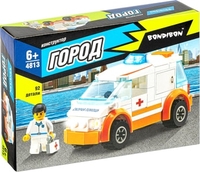 Конструктор Bondibon Город ВВ4813 Скорая помощь - фото