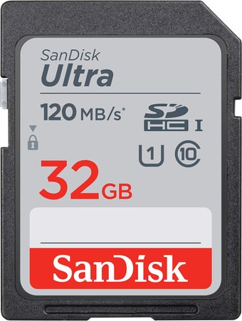 Карта памяти SanDisk Ultra SDHC SDSDUN4-032G-GN6IN 32GB - фото