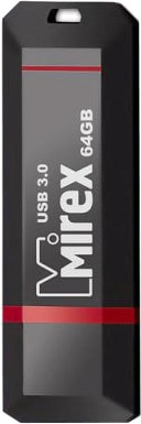 USB Flash Mirex Knight Black 3.0 64GB - фото