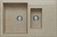 Кухонная мойка Polygran Brig-770 (песочный 302) - фото