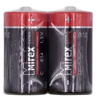 Батарейки Mirex Extra Power C 2 шт 23702-ER14-S2 - фото