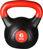 Гиря Indigo IN125 6 кг (черный/красный) - фото