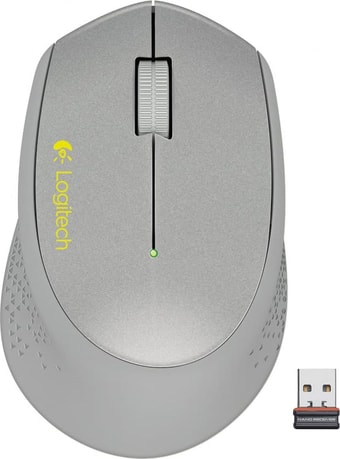 Мышь Logitech Wireless Mouse M280 Gray - фото