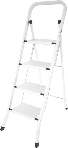 Лестница-стремянка Colombo Factotum 4 Steel G110L04W (4 ступени) - фото